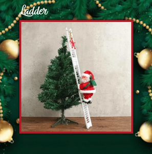 Christmas Climbing Santa Claus