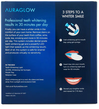 Teeth Whitening Kit, LED Light, 35% Carbamide Peroxide, (2) 5ml Gel Syringes, Tray and Case