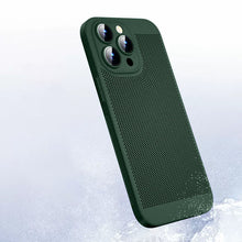 Ultra-thin heat dissipation mesh suitable for iPhone 14 mobile phone case PC with built-in lens film Apple 15 drop-proof