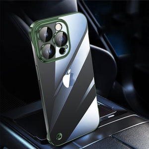 Suitable For Apple 14ProMax Borderless Mobile Phone Case IPhone 13 Transparent Ultra-thin Self-contained Lens Film 12 Integrated Dustproof  Male And Female Advanced