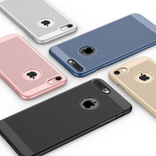 Ultra Slim Grid Heat Dissipate Phone Case For iPhone 6 S 6S 7 8 Plus X Matte Hard PC Protective Cover