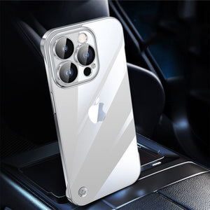 Suitable For Apple 14ProMax Borderless Mobile Phone Case IPhone 13 Transparent Ultra-thin Self-contained Lens Film 12 Integrated Dustproof  Male And Female Advanced